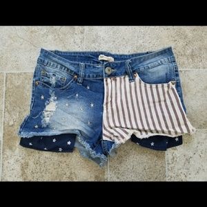 YMI American Flag Shorts